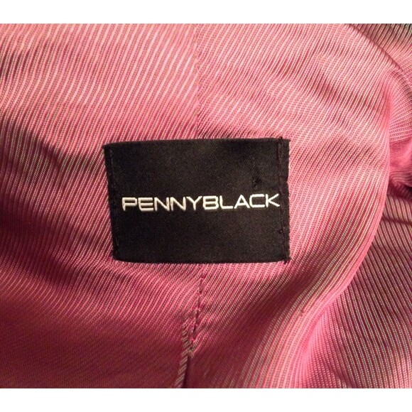 Vtg Wool Coat Women 8 Brown Pea Coat Tweed Double Breasted Boho Granny Retro 90s - Picture 10 of 12